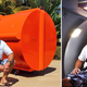 Illustration for article titled Survival Pod Lets You Ride Out a Tsunami in Relative Comfort